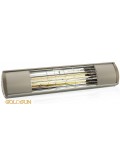 Goldsun Aqua Smooth Infrarot Heizstrahler GSA20LG wassergeschtzt lichtreduziert IP55 2,0 KW Aluminium, Low Glare