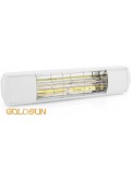 Goldsun Aqua Smooth Infrarot Heizstrahler GSA20LG wassergeschtzt lichtreduziert IP55 2,0 KW Wei RAL 9016 Low Glare