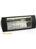 Goldsun Supra Smooth Infrarot Heizstrahler GSS20LG wassergeschtzt IP55 2,0 KW Anthrazit RAL 7016, Low Glare